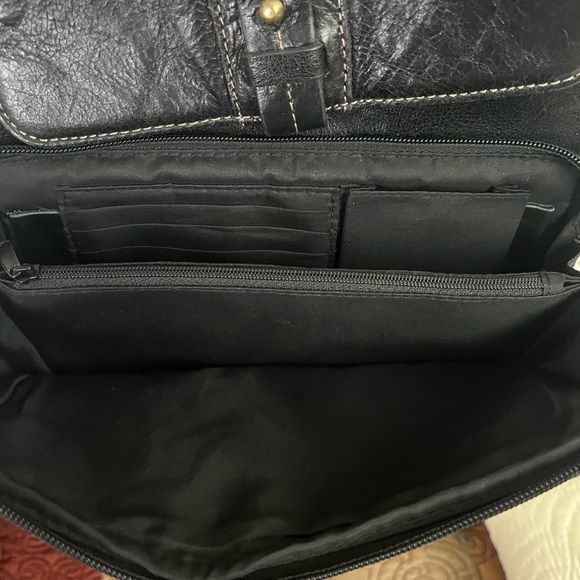 Aurielle Black Leather Backpack - Picture 7 of 12